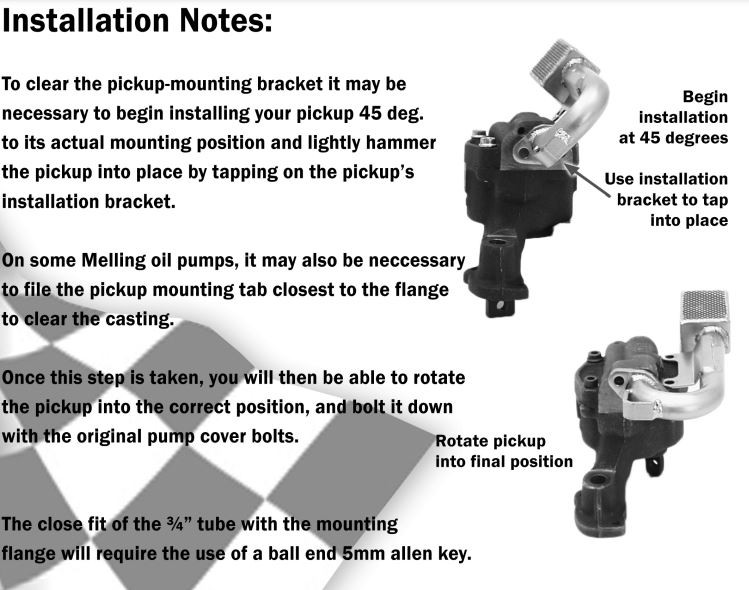 Canton Racing Products 20071 Oil Pump Pickup